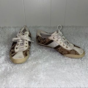 🌸Used COACH tennis shoes